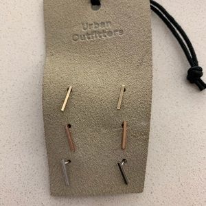 New Urban Outfitters metal stud earrings